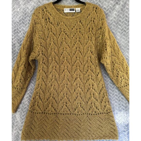 Fenn, Wright Manson Workshop Small Mohair Tunic Sweater Elegant Knit Ribbed Soft - Picture 1 of 6